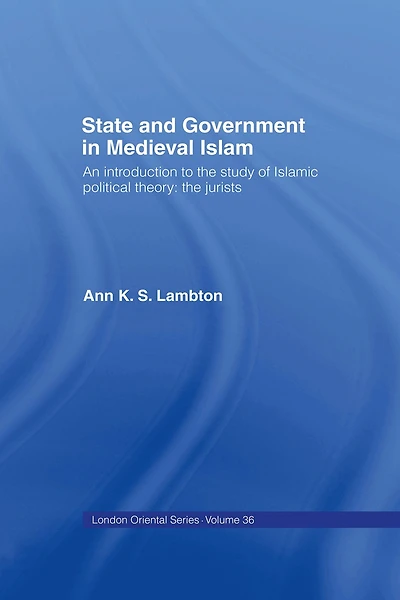 State and Government Medieval Islam