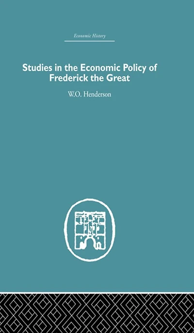 Studies the Economic Policy of Frederick Great