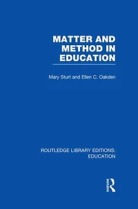 Matter and Method Education