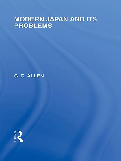 Modern Japan and its Problems