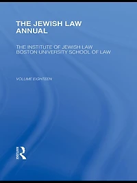 The Jewish Law Annual Volume 18