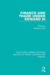 Finance and Trade Under Edward III