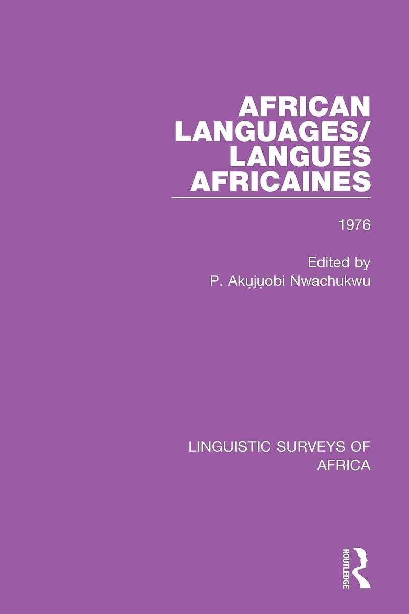 African Languages/Langues Africaines: Volume 2 1976