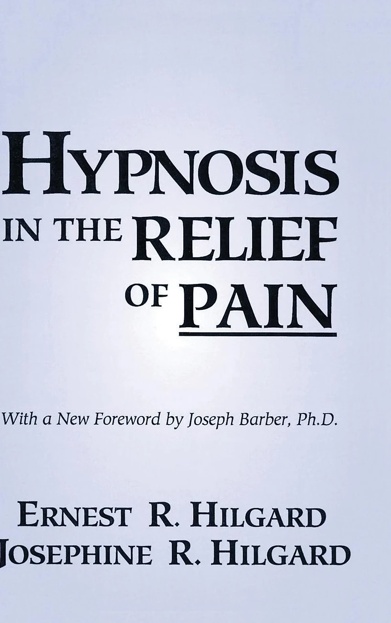 Hypnosis The Relief Of Pain