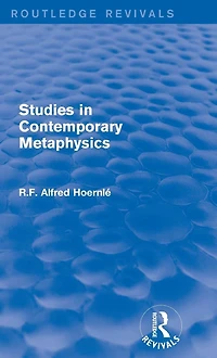 Studies Contemporary Metaphysics