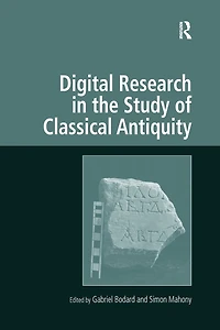 Digital Research the Study of Classical Antiquity