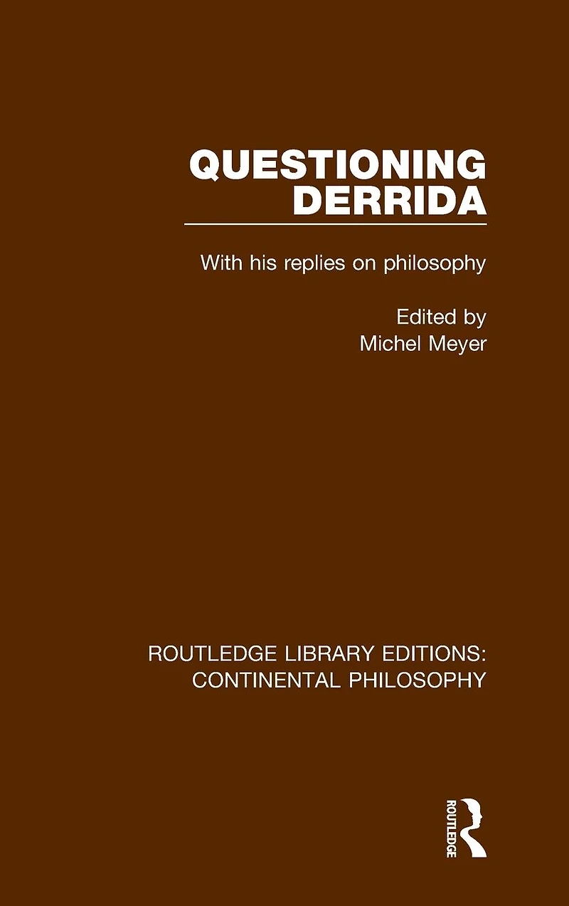 Questioning Derrida: With His Replies on Philosophy