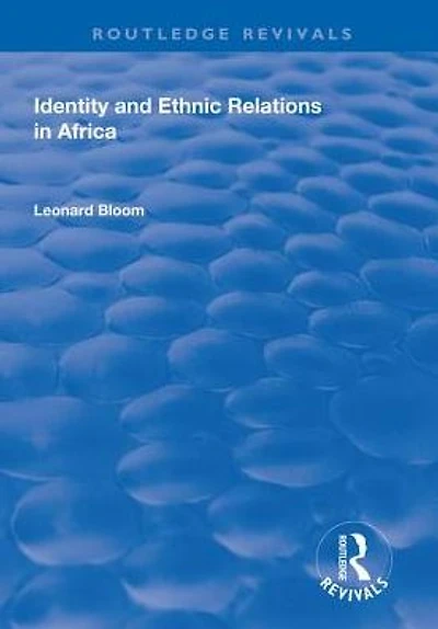 Identity and Ethnic Relations Africa
