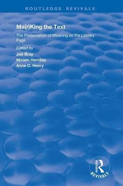 Ma(r)king the Text: Presentation of Meaning on Literary Page
