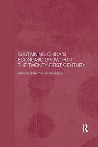 Sustaining China's Economic Growth the Twenty-first Century
