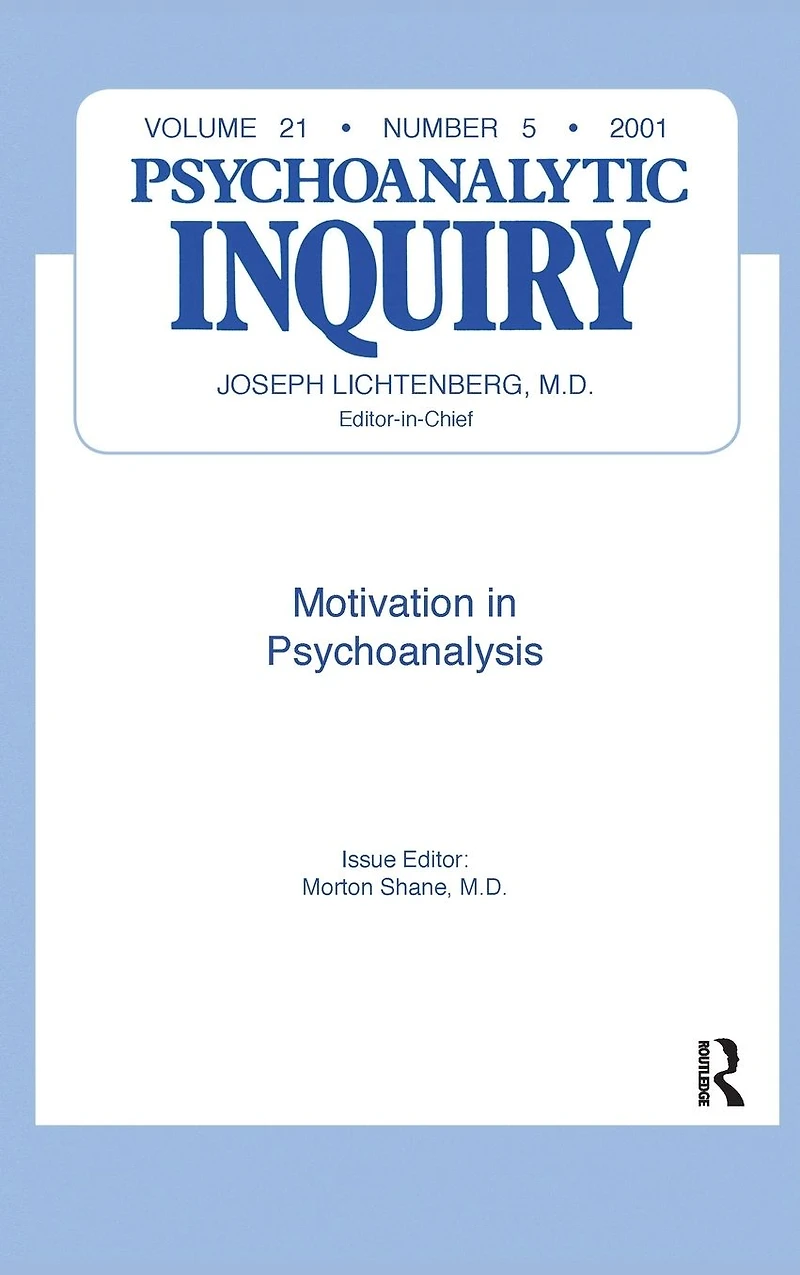 Motivation and Psychoanalysis: Psychoanalytic Inquiry, 21.5