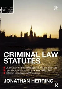 Criminal Law Statutes 2012-2013