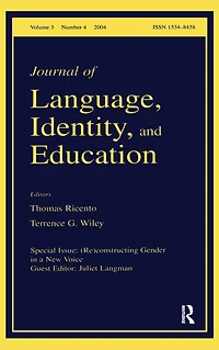 (Re)constructing Gender A New Voice: Special Issue of the Journal Language, Identity, and Education