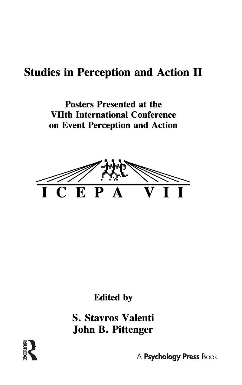 Studies Perception and Action II: Posters Presented at the VIIth international Conference on Event