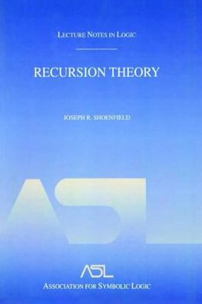 Recursion Theory: Lecture Notes Logic 1