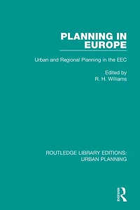 Planning Europe: Urban and Regional the EEC