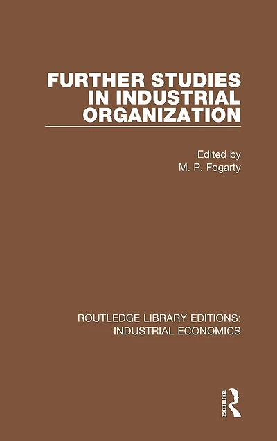 Further Studies Industrial Organization