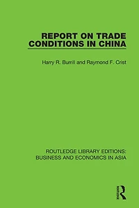 Report on Trade Conditions China