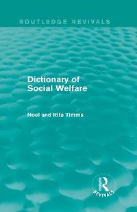 Dictionary of Social Welfare