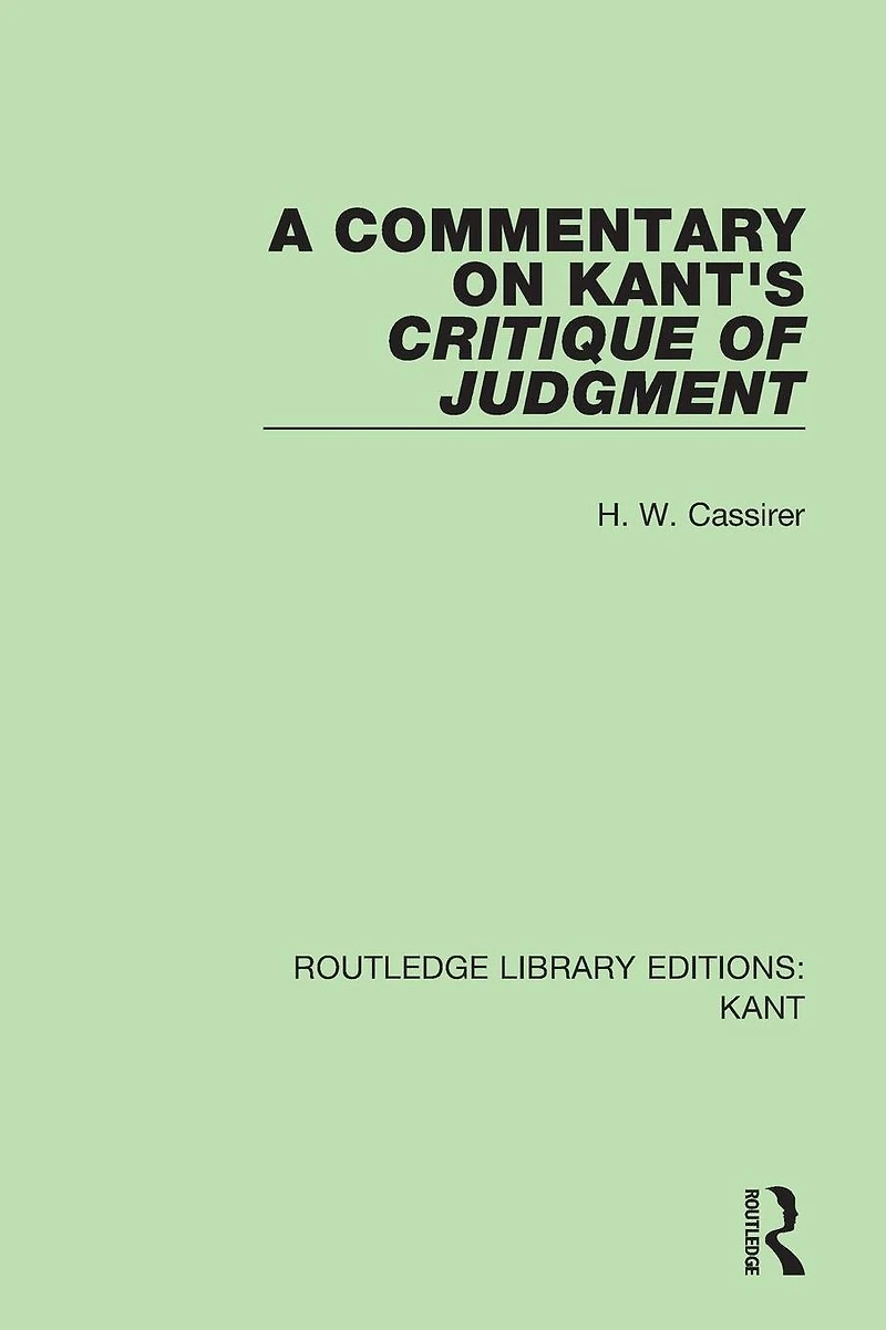 A Commentary on Kant's Critique of Judgement