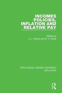 Incomes Policies, Inflation and Relative Pay