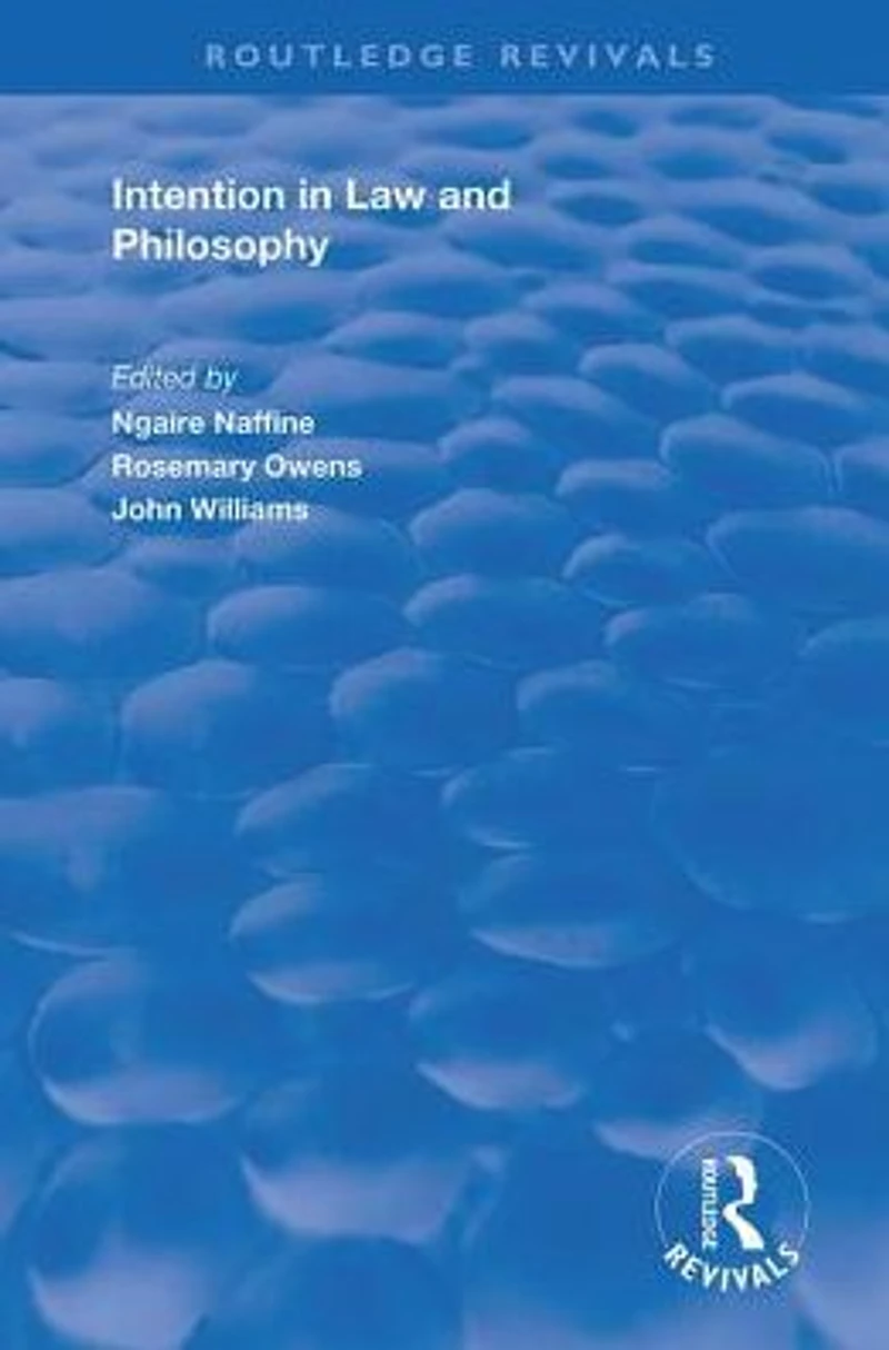 Intention Law and Philosophy