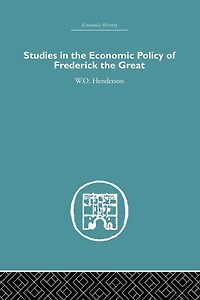 Studies the Economic Policy of Frederick Great