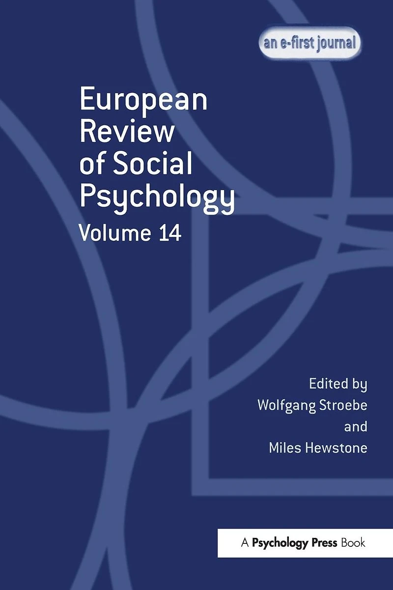 European Review of Social Psychology: Volume 14