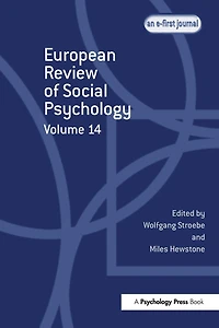 European Review of Social Psychology: Volume 14
