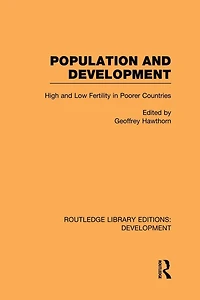 Population and Development: High Low Fertility Poorer Countries