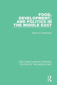 Food, Development, and Politics the Middle East