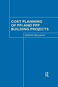 Cost Planning of PFI and PPP Building Projects
