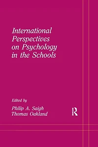 International Perspectives on Psychology the Schools