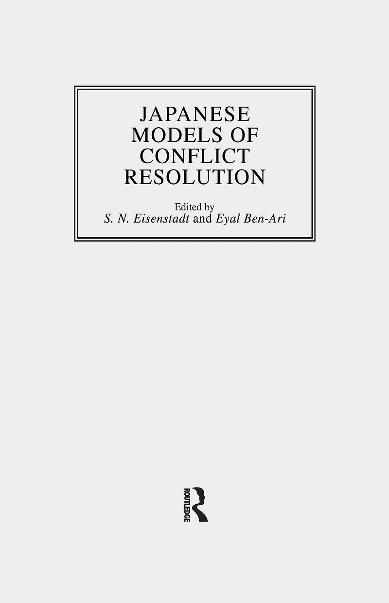 Japanese Models Of Conflict Resolution