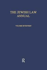 The Jewish Law Annual Volume 17