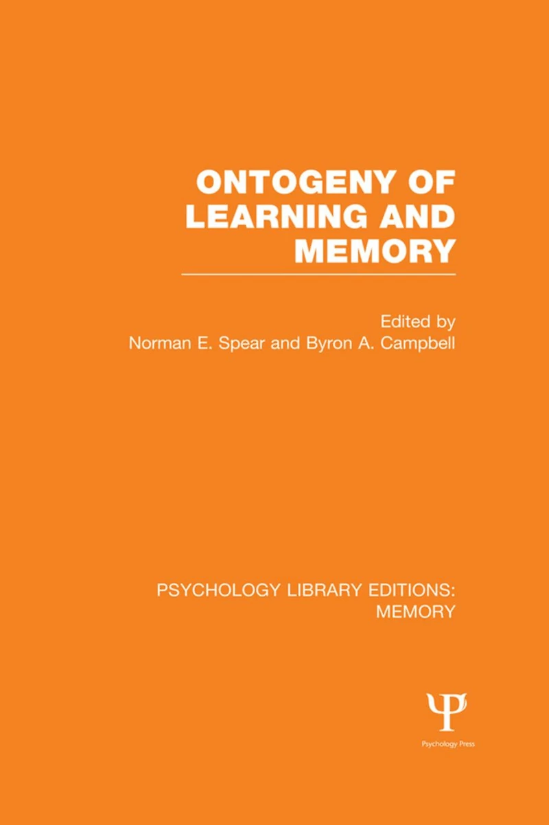 Ontogeny of Learning and Memory (PLE: Memory)