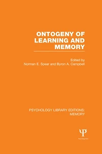 Ontogeny of Learning and Memory (PLE: Memory)