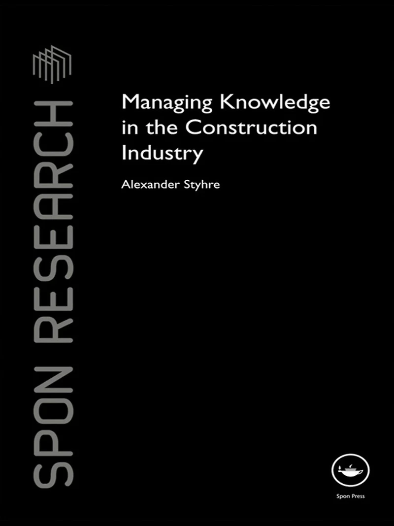 Managing Knowledge the Construction Industry