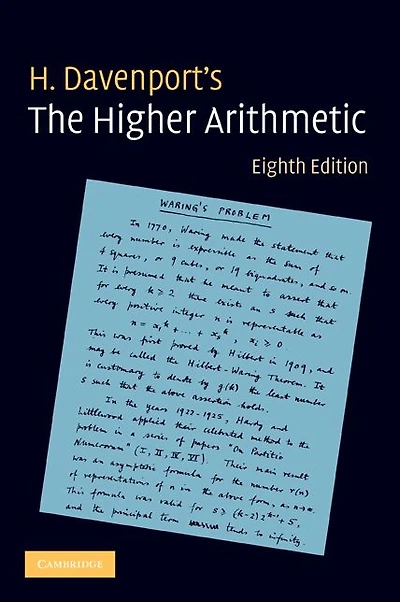 the Higher Arithmetic: An Introduction to Theory of Numbers