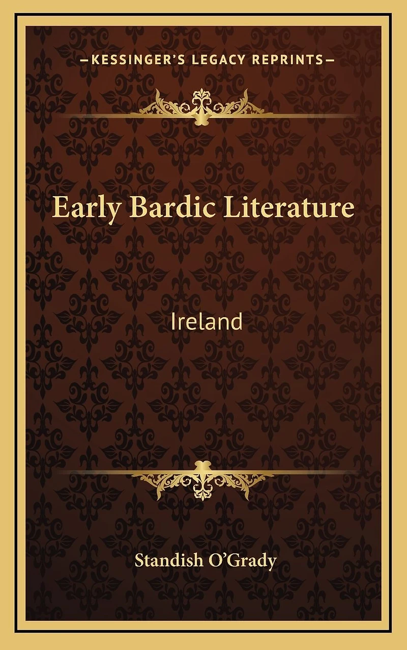 Early Bardic Literature, Ireland
