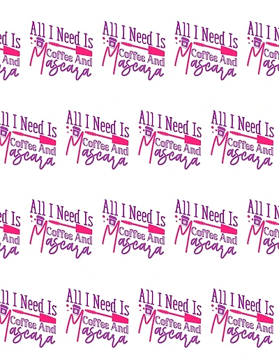 All I Need Is Coffee and Mascara Composition Notebook - Large Ruled Notebook - 8.5x11 Lined Notebook (Softcover Journal / Notebook / Diary)