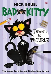 Bad Kitty Drawn to Trouble (classic black-and-white edition)