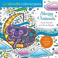 Zendoodle Colorscapes: Sleepy Animals: Furry Friends to Color & Display
