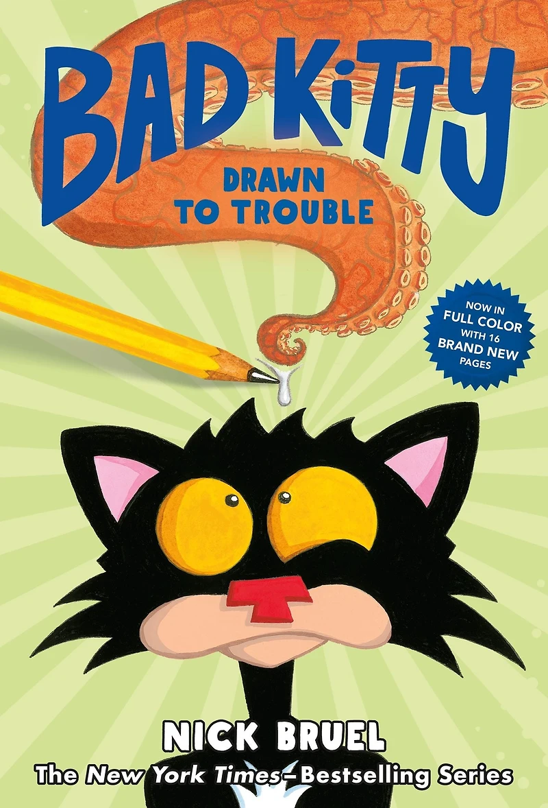 Bad Kitty Drawn to Trouble (classic black-and-white edition)