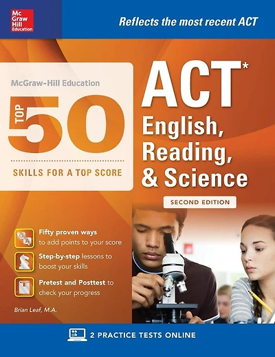 McGraw-Hill Education: Top 50 ACT English, Reading, and Science Skills for a Top Score, Second Edition