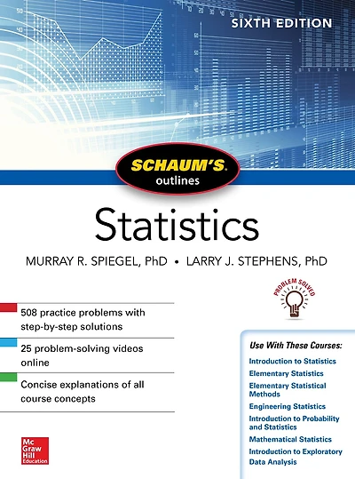 Schaum's Outline of Statistics, Sixth Edition