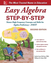 Easy Algebra Step-by-Step, Second Edition