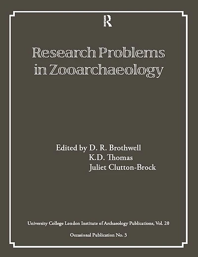 Research Problems Zooarchaeology