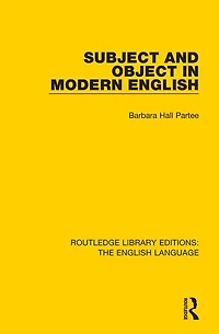 Subject and Object Modern English
