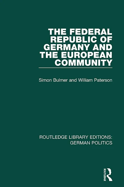 the Federal Republic of Germany and European Community (RLE: German Politics)